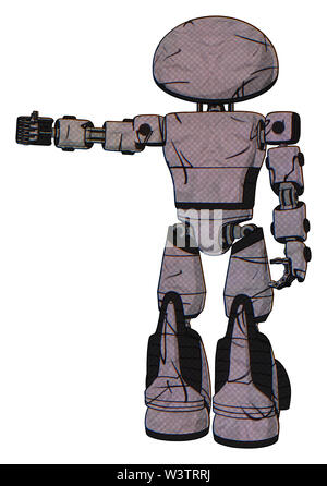 Roboter, die Elemente enthalten: Kuppel Kopf, Brust Brust exoplate exoshielding, Prototyp, Licht Bein exoshielding, stomper Fuß mod. Material: dunkel... Stockfoto