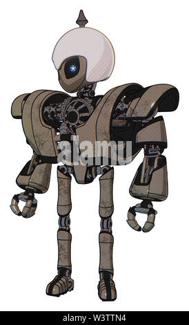 Droid Elemente enthalten: grau Alien style Kopf, Augen, Helm, schwere obere Brust, schwere mech Brust, ultralight Fuß exosuit. Material:... Stockfoto