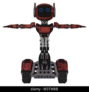 Automaten, die Elemente enthalten: Digitale Anzeige Kopf, Augen, Winglets, Licht Brust Brust exosuit exoshielding, Ultraleicht, Tank Titel. Stockfoto