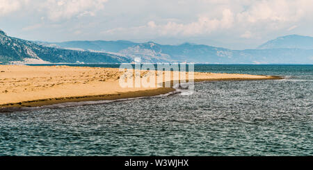 Albanien, velipoja. Küste in einem der Urlaub Ziel Stockfoto