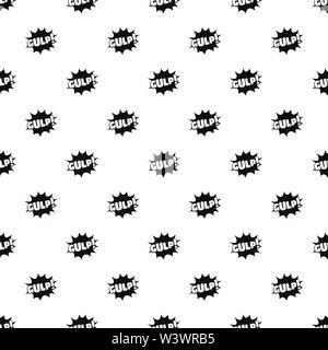 Comic Boom gulp Muster nahtlose Vektor wiederholen Geometrische für jede Web Design Stock Vektor