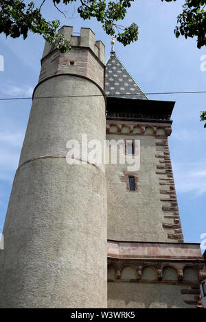 Einen Überblick über die Basler Tor, Schweiz Stockfoto