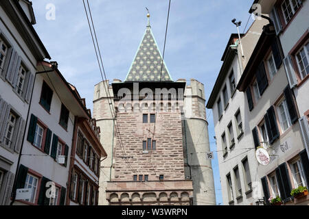 Einen Überblick über die Basler Tor, Schweiz Stockfoto