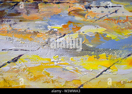 Abstrakte textur malen auf Leinwand Stockfoto