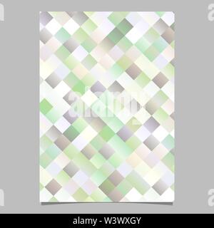 Geometrische farbenfrohen modernen trendigen Diagonalen quadratischen Muster poster Template Design - Abstrakt vector Broschüre Grafik Stock Vektor