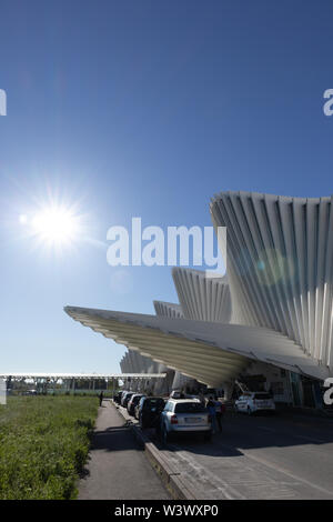 MEDIOPADANA BAHNHOF, REGGIO EMILLIA, ITALIA Stockfoto