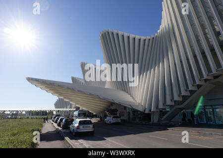 MEDIOPADANA BAHNHOF, REGGIO EMILLIA, ITALIA Stockfoto