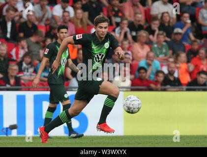 Eindhoven, Niederlande. 17. Juli 2019. firo: 17.07.2019, Fußball, Saison 2019/2020, PSV Eindhoven - VfL Wolfsburg Freundschaftsspiel, Freundschaftsspiel, Single Action, vollständige Abbildung, | Nutzung der weltweiten Kredit: dpa/Alamy leben Nachrichten Stockfoto