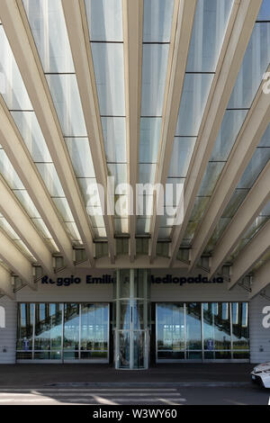 MEDIOPADANA BAHNHOF, REGGIO EMILLIA, ITALIA Stockfoto