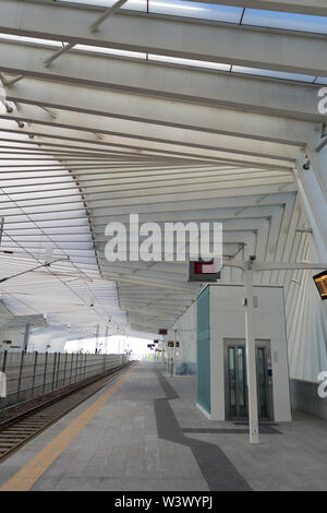 MEDIOPADANA BAHNHOF, REGGIO EMILLIA, ITALIA Stockfoto