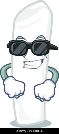 Super cooles Chalk in der Form eines Zeichens Vector Illustration Stock Vektor