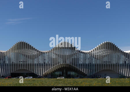 MEDIOPADANA BAHNHOF, REGGIO EMILLIA, ITALIA Stockfoto