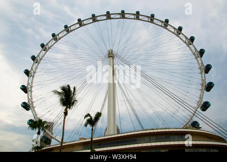 Riesenrad - Singapur Stadt Stockfoto