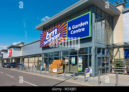 B&M Home Convenience Store und Gartencenter Shop Foss Inseln York North Yorkshire England UK Vereinigtes Königreich GB Grossbritannien Stockfoto