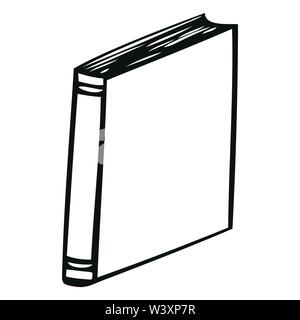 Buchsymbol. Vector Illustration Stock Vektor