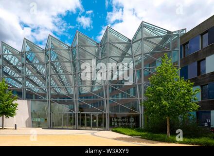 Umweltbundesamt, Eingangsbereich, Dessau-Rosslau, Sachsen-Anhalt, Deutschland Stockfoto