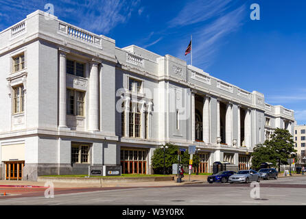 Dallas, Texas, USA - 16. März 2019: Dallas Union Station, auch bekannt als Dallas Union Terminal in Dallas, Texas. Stockfoto