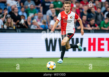 ROTTERDAM, 17-07-2019, Freundlich, Feyenoord - Panathinaikos, Stadion De Kuip Feyenoord, Feyenoord player Dylan Vente Stockfoto