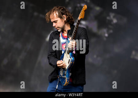 Die Nationalen führt live auf der Bühne während der britischen Sommer am Hyde Park am 13. Juli 2019 in London, England Stockfoto