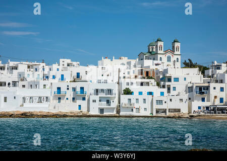 Naoussa, Paros, Kykladen, Griechenland Stockfoto