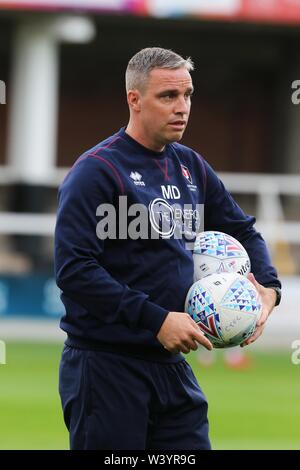 Hereford FC v Cheltenham Town FC am Edgar Straße (Vor der Saison freundlich - 17 Juli 2019) - Michael Duff Bild von Antony Thompson - tausend Wort mir Stockfoto