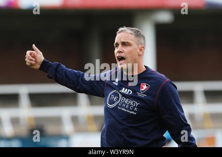 Hereford FC v Cheltenham Town FC am Edgar Straße (Vor der Saison freundlich - 17 Juli 2019) - Michael Duff Bild von Antony Thompson - tausend Wort mir Stockfoto