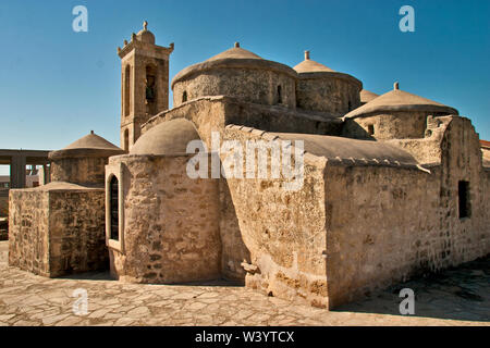 Zypern, Frühling, Yeroskipos (Geroskipos), Kirche der Heiligen Paraskevi, Älteste in Zypern Stockfoto