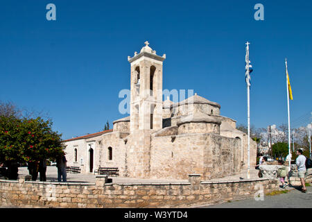 Zypern, Frühling, Yeroskipos (Geroskipos), Kirche der Heiligen Paraskevi, Älteste in Zypern Stockfoto