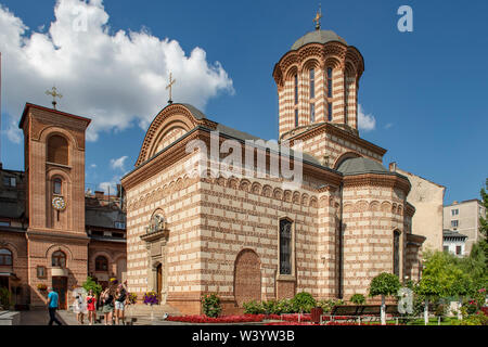 Alte Hof Kirche, Bukarest, Rumänien Stockfoto