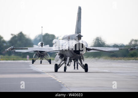 Supersonic multirole Fighter Aircraft General Dynamics F-16 Fighting Falcon in Gdynia, Polen. 13. Juli 2019 © wojciech Strozyk/Alamy Stock Foto Stockfoto