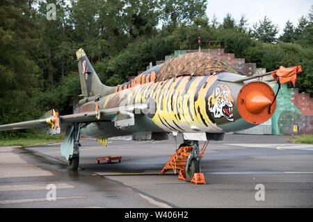 Sowjetische gemacht Jagdbomber Suchoi Su-22 in Gdynia, Polen. 13. Juli 2019 © wojciech Strozyk/Alamy Stock Foto Stockfoto