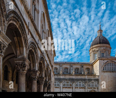 Die Kathedrale in Dubrovnik. Stockfoto