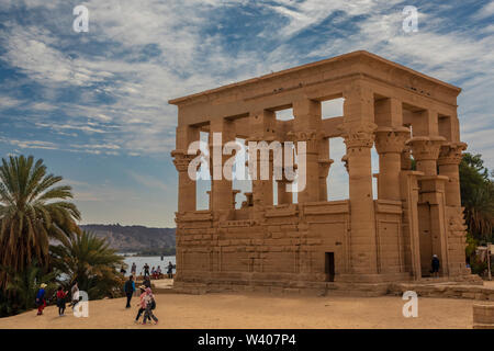 Die Trajan Kiosk auf der Insel Agilika Stockfoto