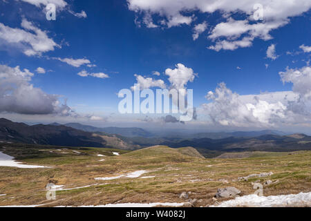 Wolken und Himmel bei hohen Elevation in Mount Evans in coloado Stockfoto