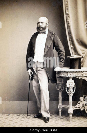 PRINCE GEORGE, Duke of Cambridge (1819-1904) und der British Army Officer Stockfoto