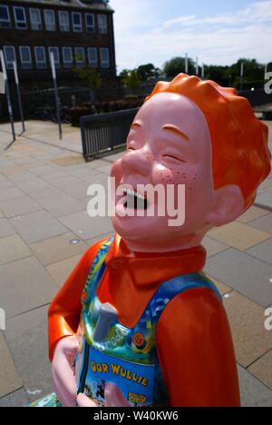 Wullie an der Universität Stockfoto