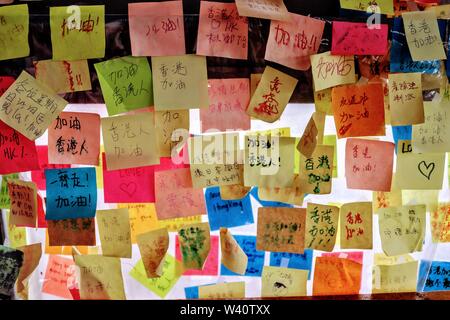 Lennon Wände Hong Kong Juli 2019 Stockfoto