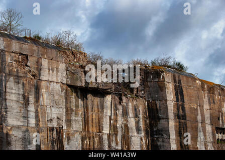 Weltkrieg 2 Relikte am Blockhaus d'Eperlecques (eperlecques Bunker) in Frankreich Stockfoto