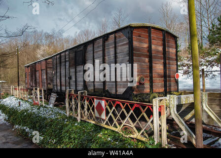 Weltkrieg 2 Relikte am Blockhaus d'Eperlecques (eperlecques Bunker) in Frankreich Stockfoto