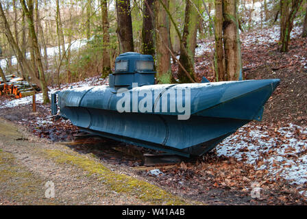 Weltkrieg 2 Relikte am Blockhaus d'Eperlecques (eperlecques Bunker) in Frankreich Stockfoto