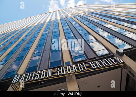 Madison Square Garden Gebäude Stockfoto