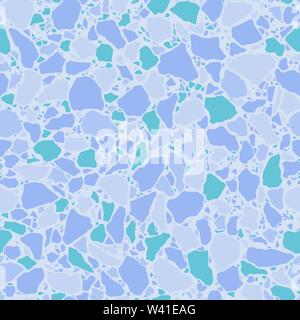 Terrazzo Bodenbelag nahtlose Muster wiederholen. Vector Illustration Hintergrund. Klassische italienische Venezianischen Stil Bodenbeläge. Für Druck-, Textil-, Web-, Home deco Stock Vektor