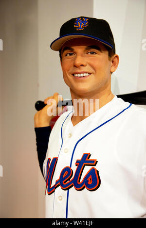 David Wright in Madame Tussauds in New York Stockfoto