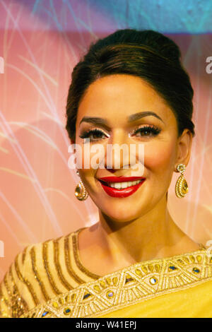 Madhuri Dixit in Madame Tussauds in New York Stockfoto