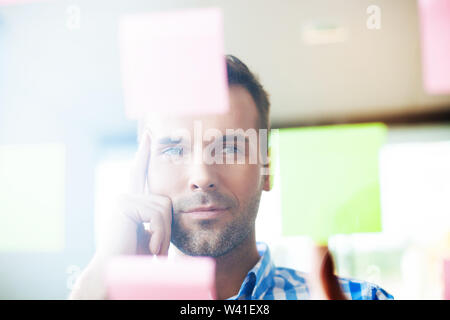 Kreative Unternehmer denken Stockfoto