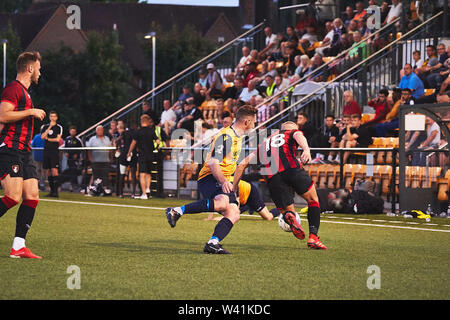 Slough Stadt FC vs AFC BOURNEMOUTH U23 bei Laube Park, Slough, Berkshire, England am Dienstag, 16. Juli 2019. Foto: Philip J.A Benton Stockfoto