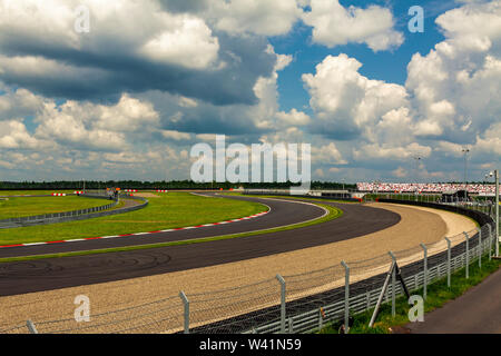 Moskau Russland 06.09.2019 Ring Auto Rennen erste Runde Stockfoto