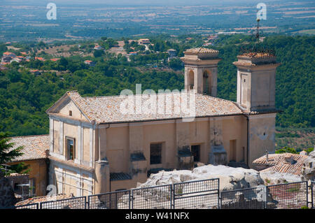 Europa, Italien, Latium, Montefiascone, Rocca dei Papi, Rock der Päpste Stockfoto