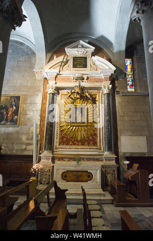 Italien, Toskana, Lucca, San Michele in Foro Kirche, im Innenbereich Stockfoto