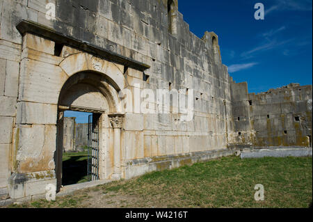 Europa, Italien, Basilicata, Italien, Basilicata, Venosa, Römische Archäologische Park Ende frühchristlichen Ruinen Stockfoto